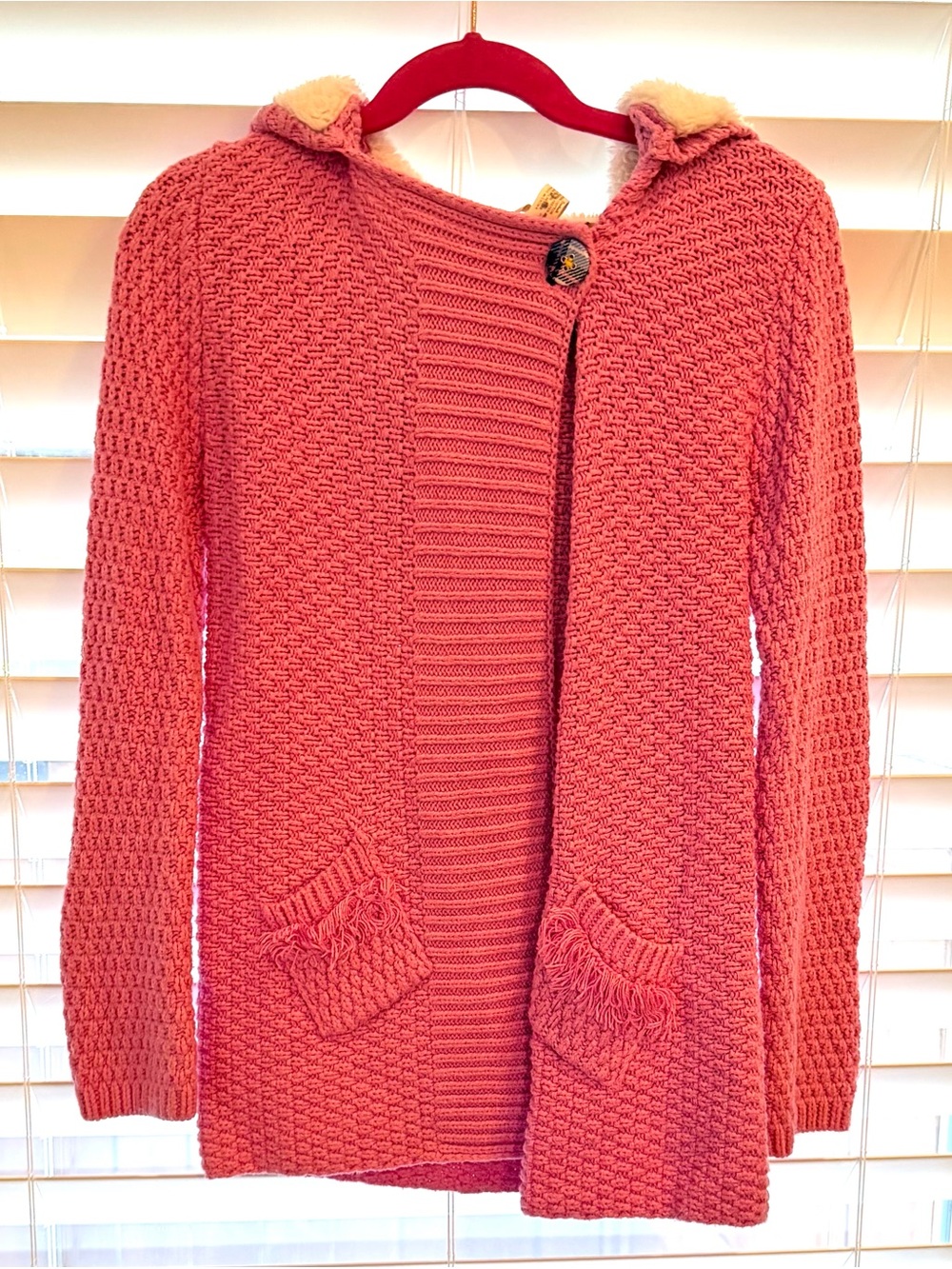 Matilda Jane Coral Knit Hooded Cardigan